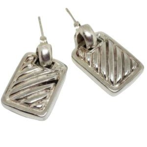 Vintage 925 Stamped Sterling Silver Earrings